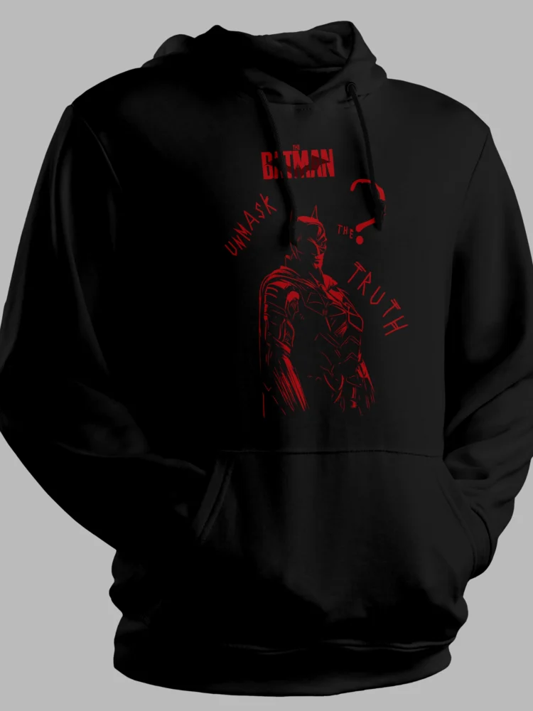 The Bat Man Hoodie – 100% Cotton, 300 GSM Unisex Hoodie Inspired by Batman